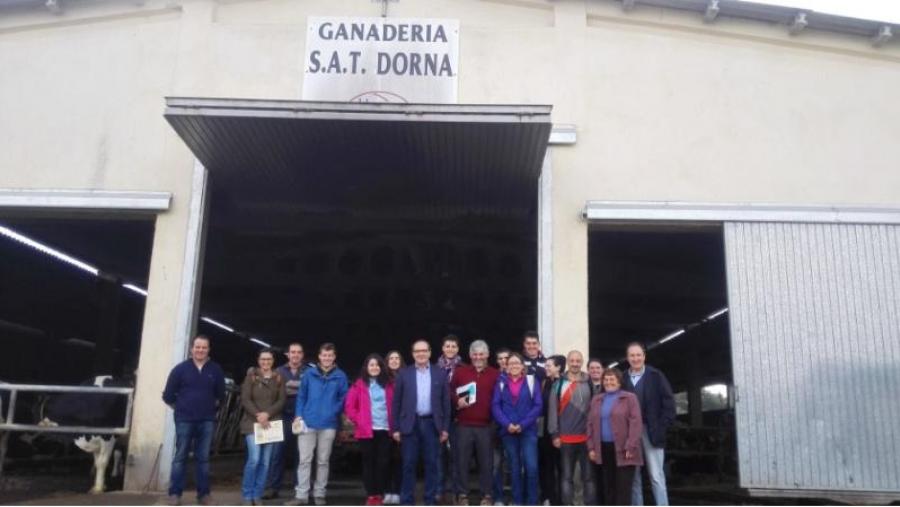 Participantes nas I Xornadas de Asesoramento Agrario Strat Training, na SAT Dorna