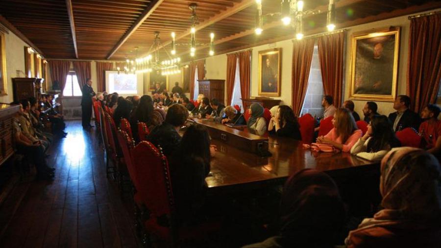 Son preto dun cento os estudantes árabes que este curso están na USC (Foto: SERVIMAV-USC)