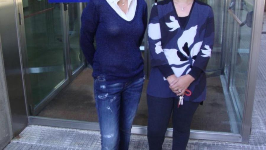 Elvira Fidalgo e Mariña Arbor, profesoras da USC que forman parte da nova xunta directiva da asociación