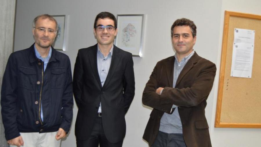 Manuel Arias Rodil, entre Marcos Barrios e Ulises Diéguez, na EPS