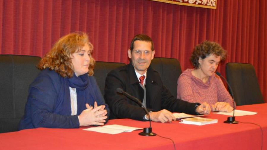López Izquierdo, Barreiro Lois e García Arias, na apertura do simposio sobre compostaxe
