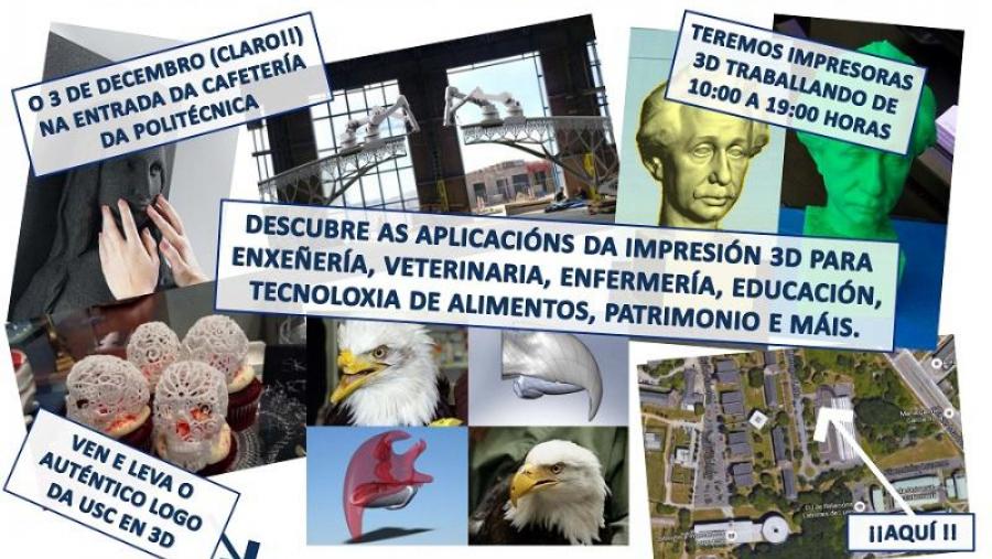 Cartaz do 3Dprinting Day 2015 na EPS