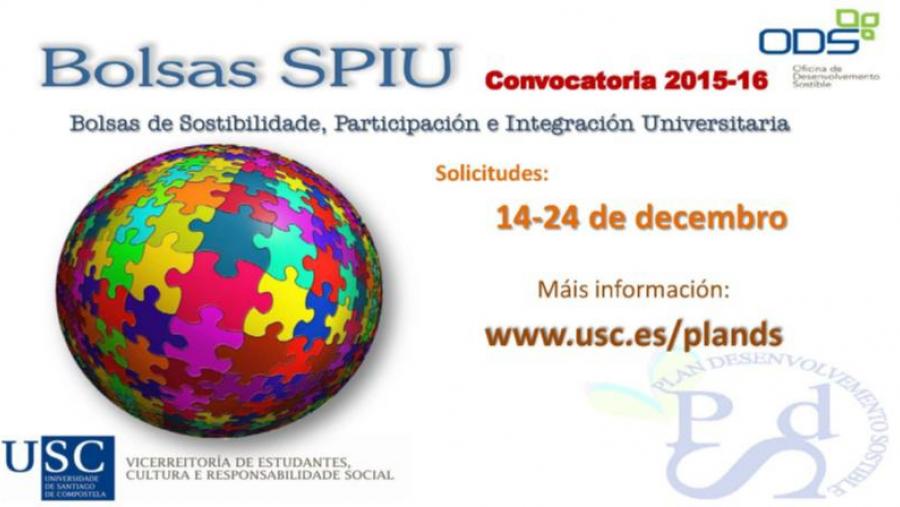 Aberto o prazo para solicitar as bolsas SPIU