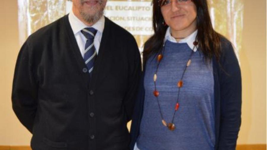 Rosa Pérez e Pedro Mansilla, na EPS