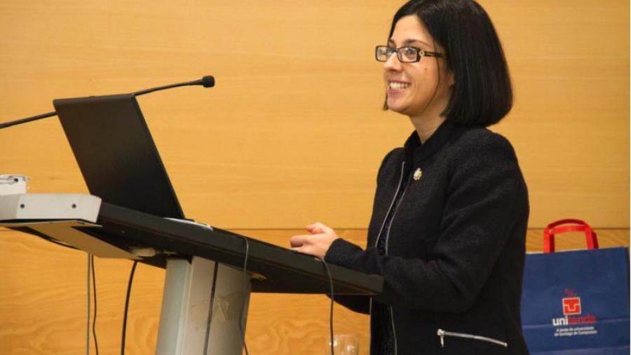 Adriana Arca defendeu a súa tese na ETSE (Foto: Iria, Biogroup)