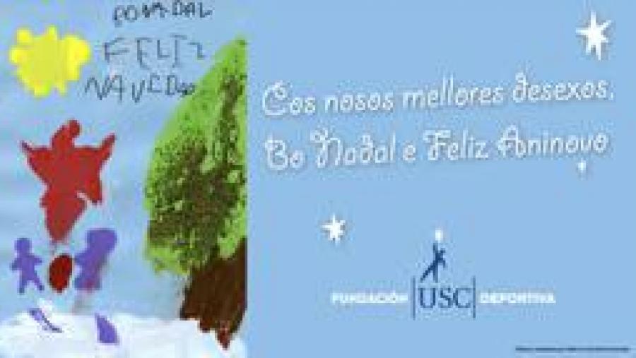 O próximo día 9 remata o prazo do III Concurso de postais de Nadal da Fundación USC Deportiva