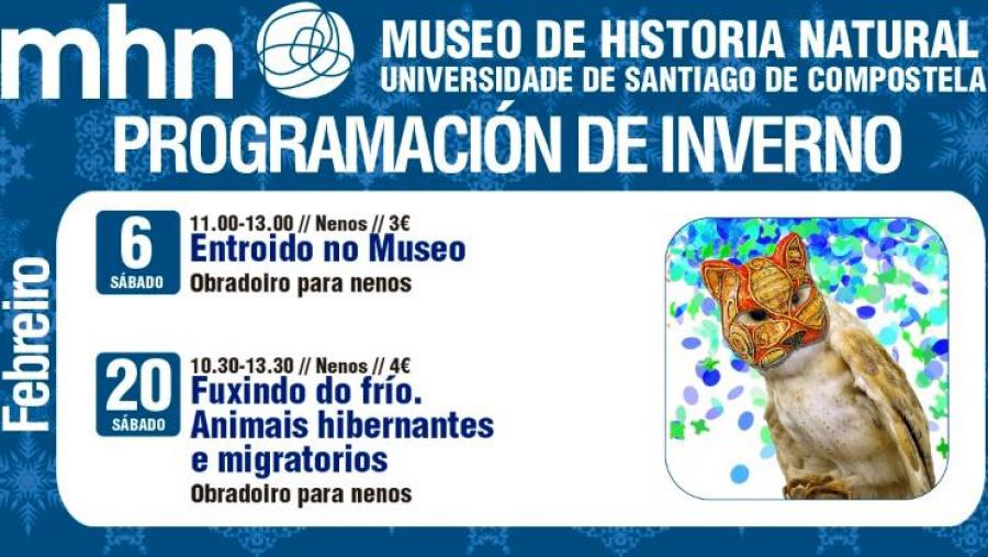 Novos obradoiros para febreiro no Museo de Historia Natural da USC