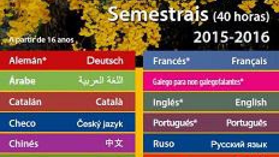 Comezou a inscrición nas probas de clasificación para os cursos do segundo semestre de linguas estranxeiras, galego e catalán