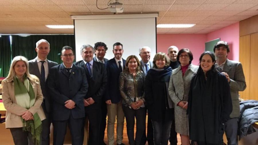 Investigadores, cos directores de tese e membros dos tribunais encargados da súa avaliación, na Facultade de Veterinaria de Lugo