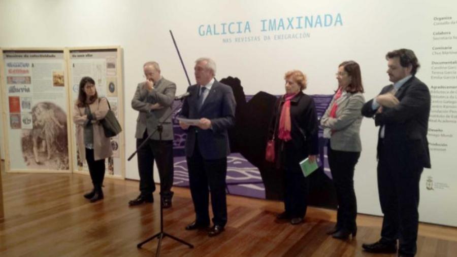 Vinte paneis no Colexio de Fonseca mostran a influencia da emigración na creación da imaxe de Galicia no século XIX