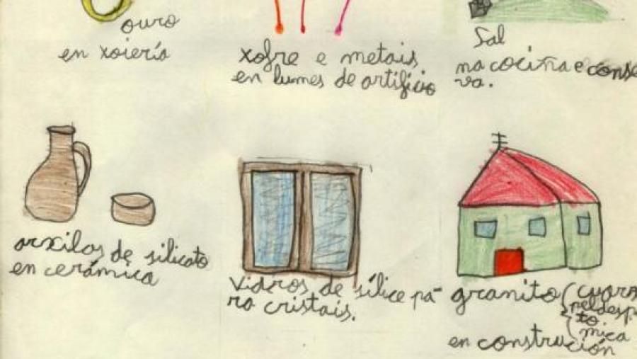 Traballo de Ánxela Maneiro Pérez 'Minerais na nosa vida', gañador do concurso na categoría de 5 a 8 anos