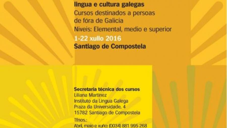 Aberto o prazo de inscrición nos XXIX cursos de verán de lingua e cultura galegas 