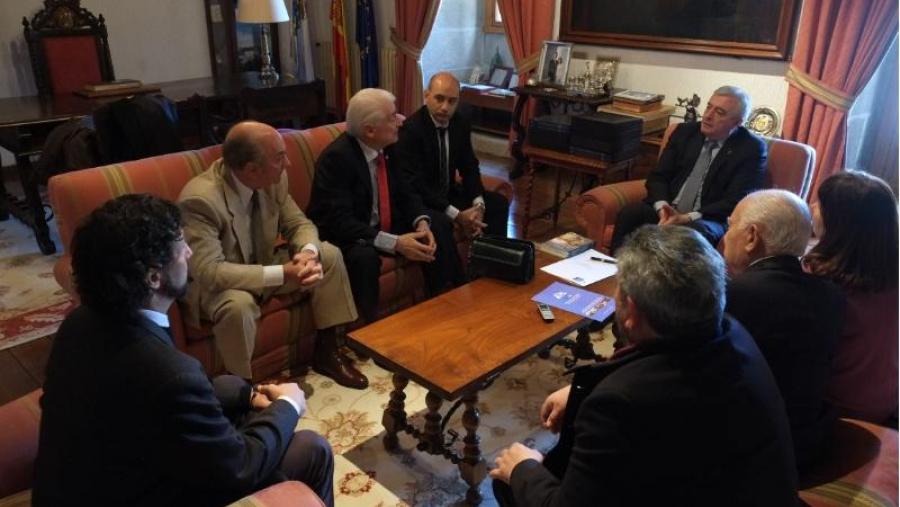 Unha delegación arxentina visitou o reitor