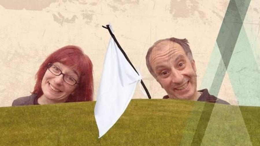 Sabela Dacal e Josito Porto, integrantes de Factoría de Subsistencia