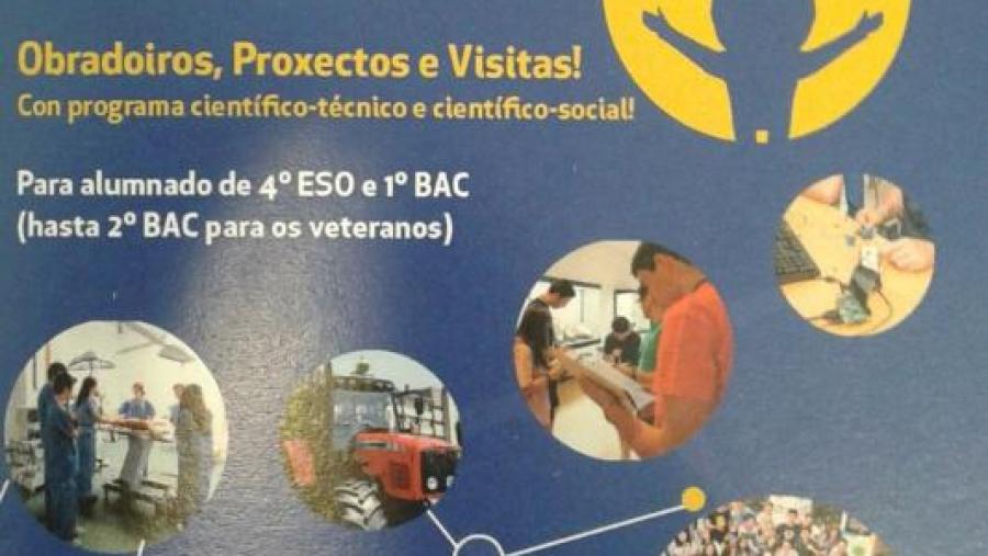 Cartaz do IV Campus de Verán Xuvenciencia 2016