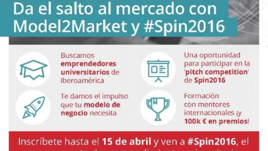 O 15 de abril remata o prazo para presentar proxectos innovadores ao programa Model2Market