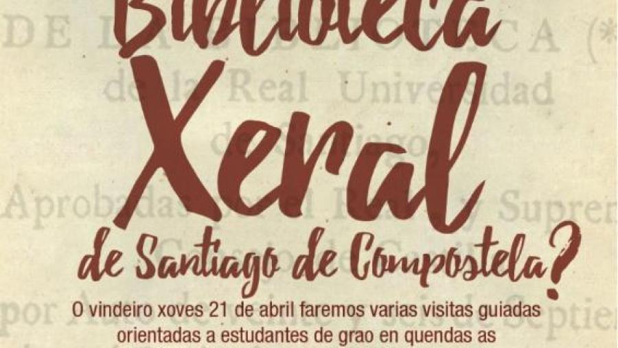 Alumnado de grao da USC poderá coñecer de primeira man as particularidades da Biblioteca Xeral