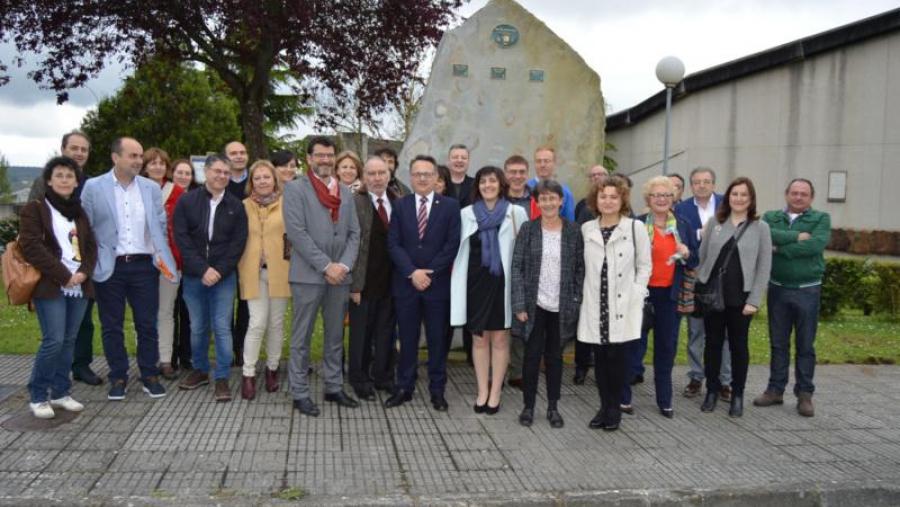 Xuntanza da promoción de enxeñeiros agrónomos (1988-1991) no Recanto da Saudade do campus de Lugo