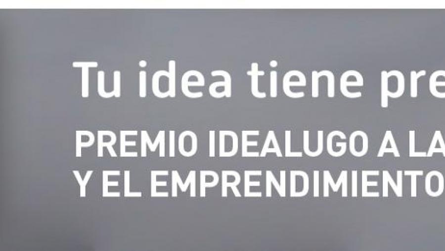 Cartaz do II Premio IdeaLugo á Innovación e Emprendemento