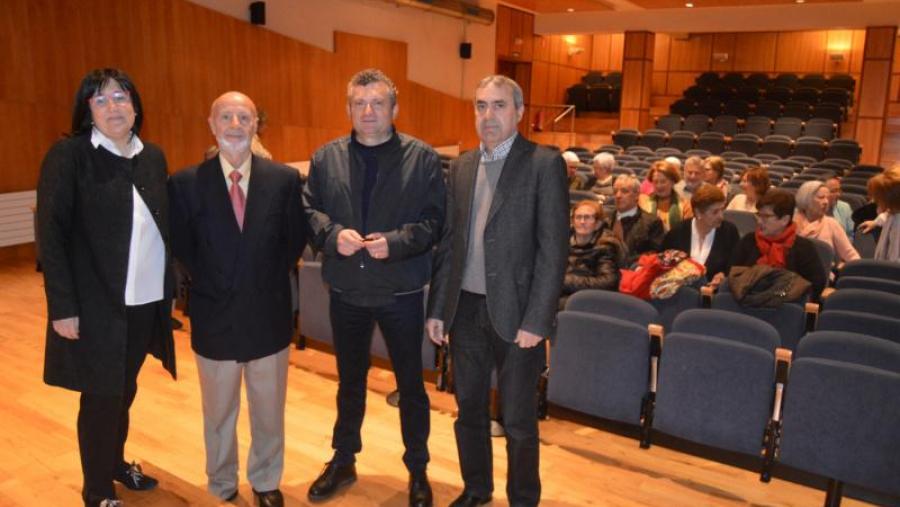Olveira, Panadero Carral e Rodríguez, na Facultade de Formación do Profesorado da USC
