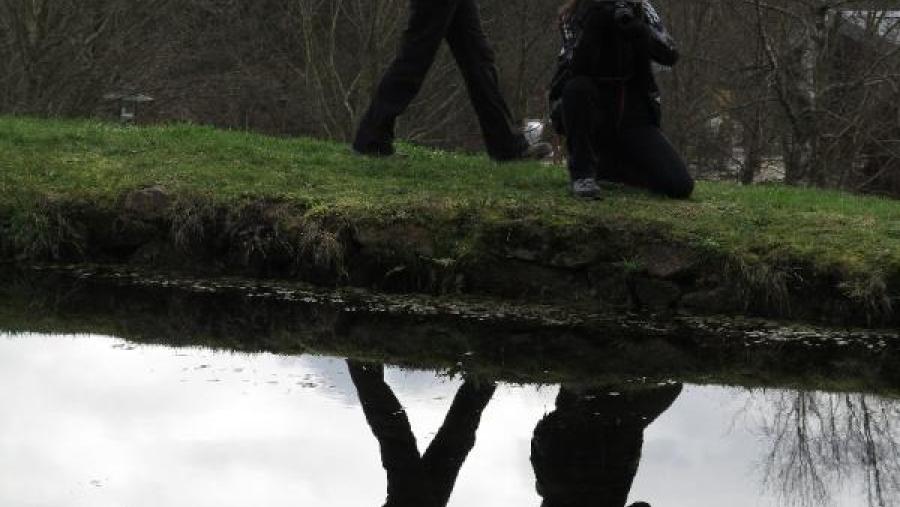 Os cursos de fotografía na natureza son unha das propostas con maior aceptación. Foto: Fundación USC Deportiva