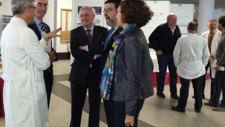 De esquerda a dereita, Luis Verde, Jesús Vázquez, Juan Viaño, Juan Gestal e Sonia Martínez