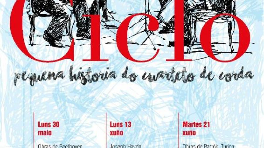 Remata este martes o ciclo ‘A pequena historia do cuarteto de corda’