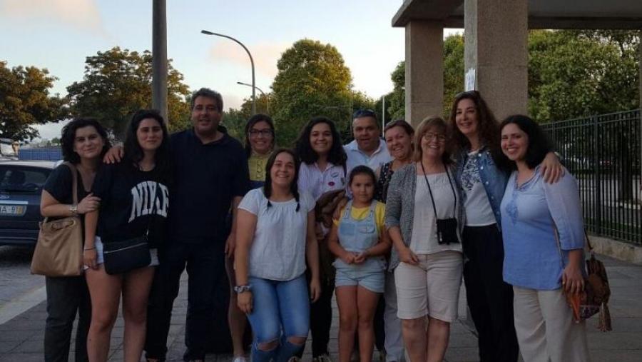 Profesores e participantes no Campus de Verán Xuvencencia, na Universidade Junior de Porto