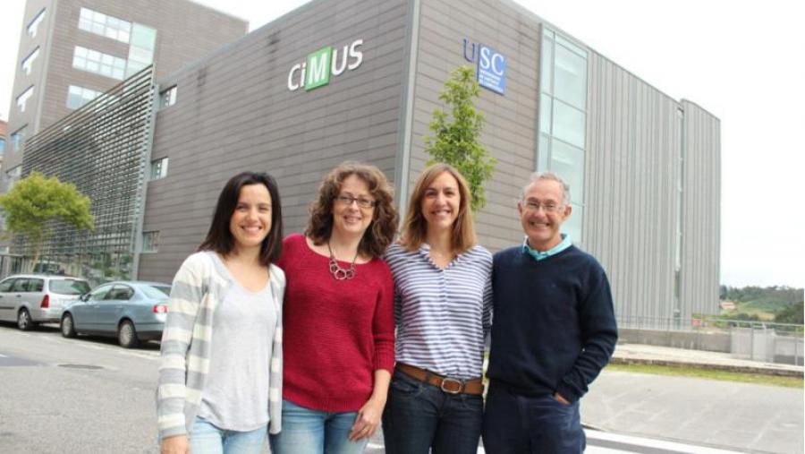 De esquerda a dereita, Beatriz Sobrino, Raquel Cruz, Ana Latorre e Ángel Carracedo (Foto: Andrés Ruiz)