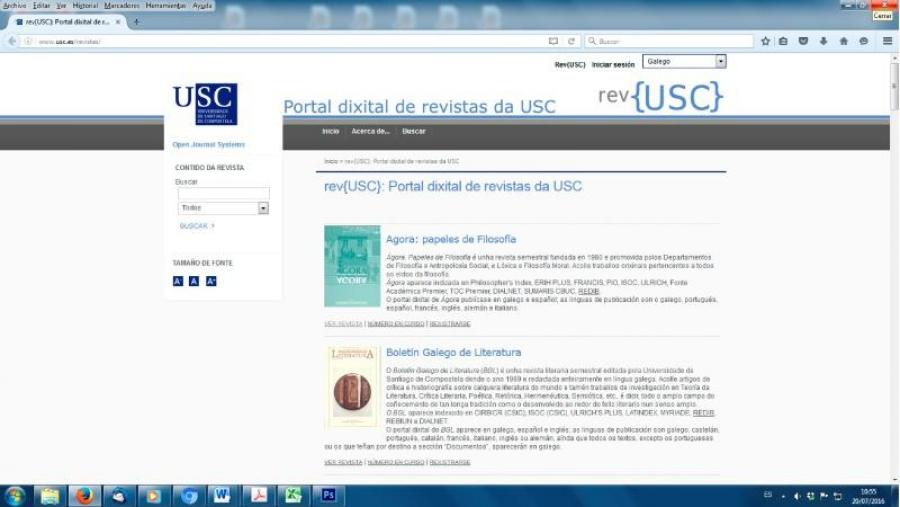 As revistas Ágora. Papeles de Filosofía e Estudos de Lingüística Galega obteñen o Selo de Calidade FECYT