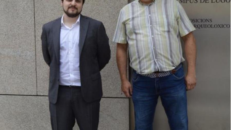 Gonzalo Pérez de Lis e, á dereita, Ignacio García