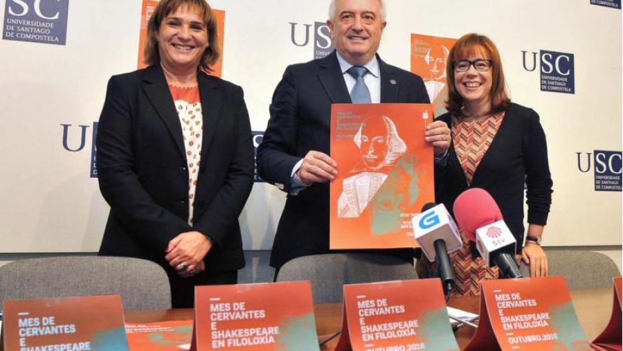 Outubro será o mes de Cervantes e Shakespeare en Filoloxía