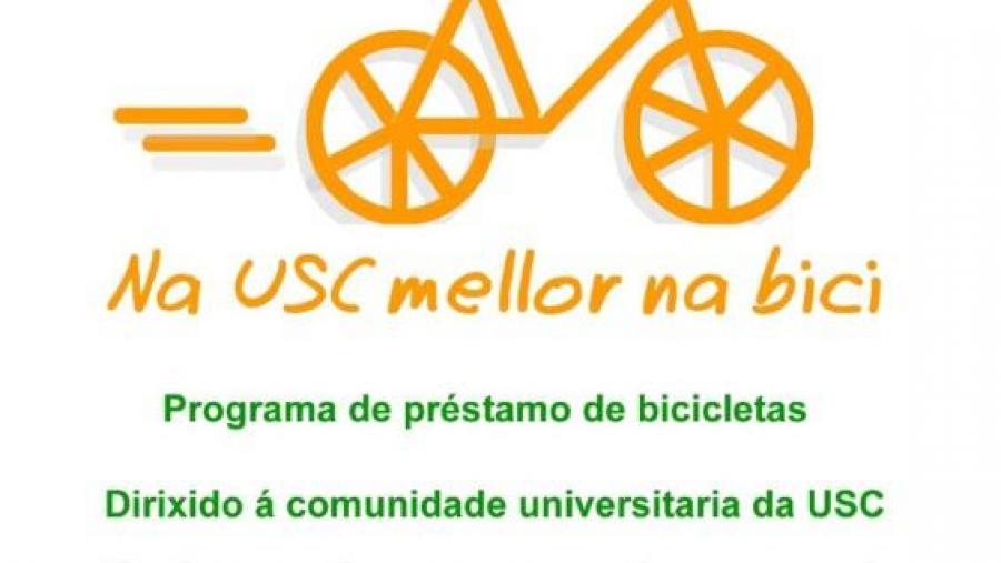 A comunidade universitaria pode solicitar a partir do luns unha das bicicletas do programa de préstamo