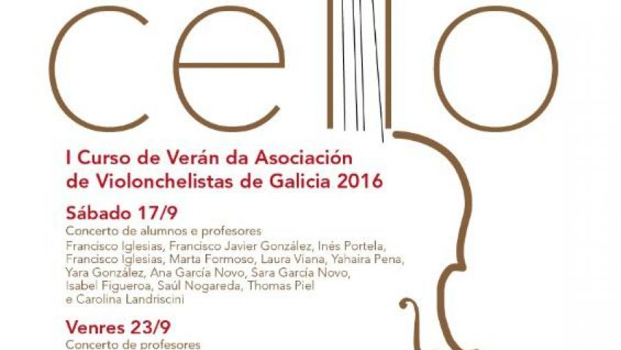 Novo concerto no Paraninfo da Asociación de Violonchelistas de Galicia Soncello