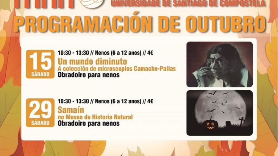 Novos obradoiros infantís no Museo de Historia Natural da USC para este mes