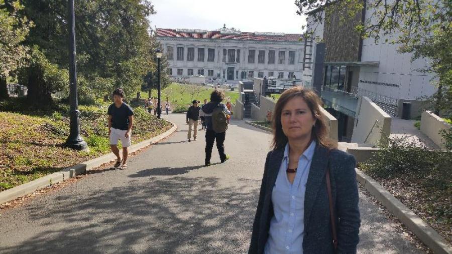 Yolanda García traballa cunha bolsa posdoutoral na Universidade estadounidense de California