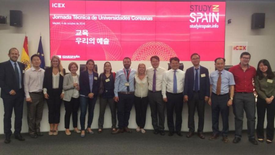 A USC participou en Madrid nun encontro de institucións educativas españolas con universidades de Corea