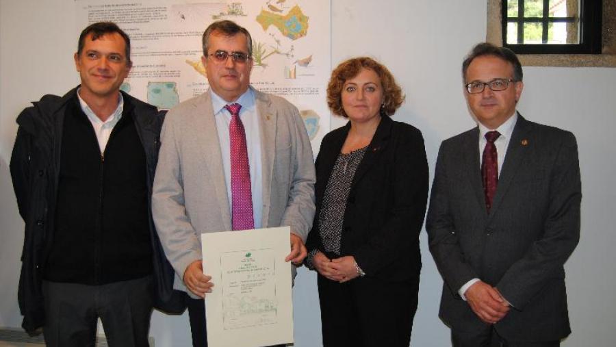 De esquerda a dereita, Cuesta, Ramil, López Izquierdo e Bueno