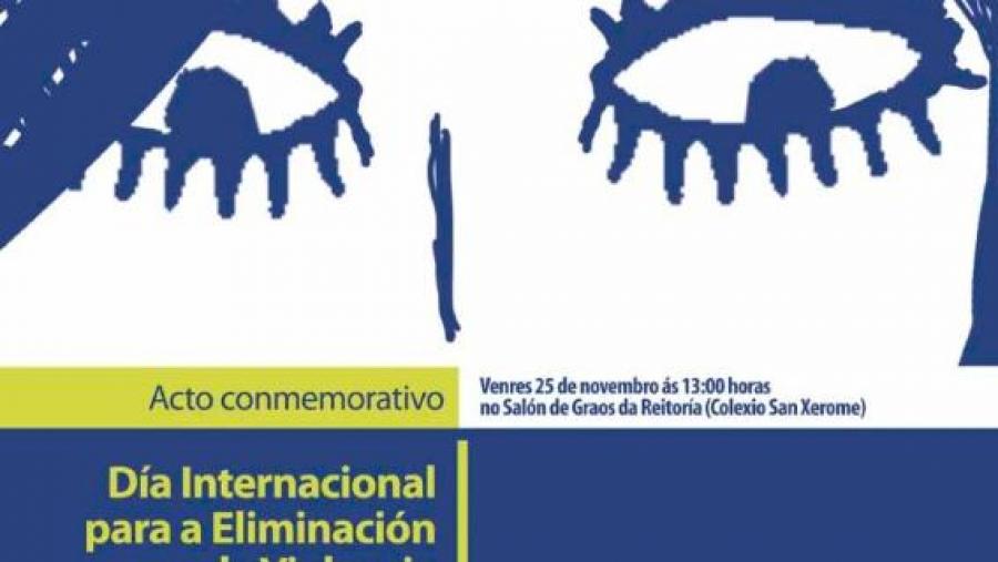 A USC conmemora o Día Internacional para a Eliminación da Violencia contra as Mulleres 