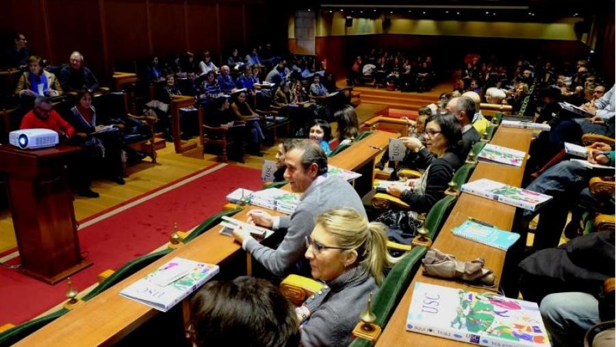 Os centros de ensino medio de Galicia coñeceron na USC as cuestións de interese para o futuro alumnado universitario