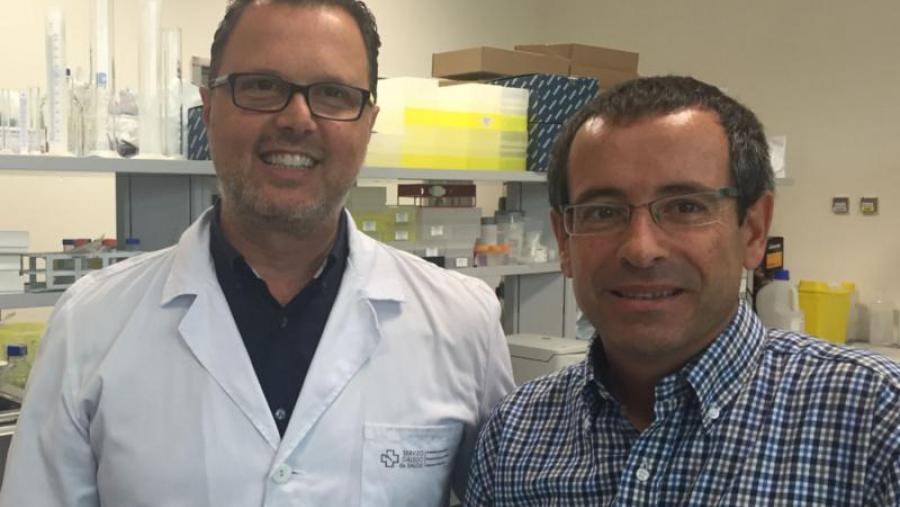 Federico Martinón e Antonio Salas (dereita) son os coordinadores do estudo