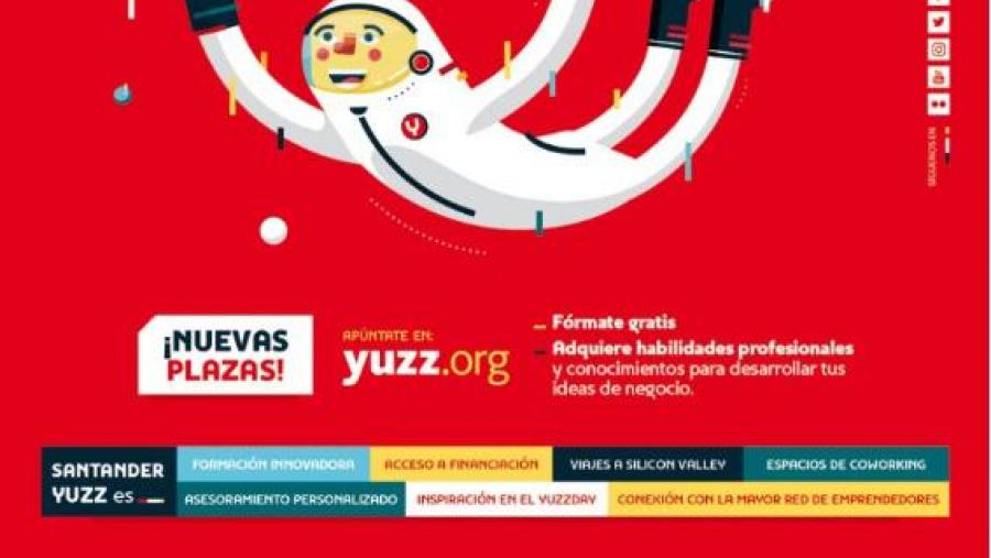 O programa Santander YUZZ amplía ata o 14 de decembro o prazo de inscrición
