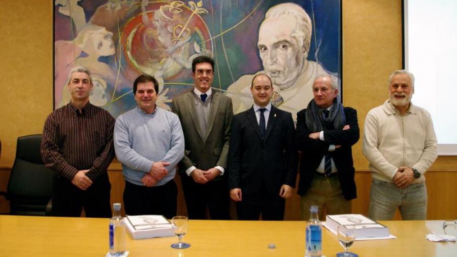 De esquerda a dereita Rufino Vieira, José Carlos Fernandes Antunes, Pedro Raposo de Almeida, David José Nachón, José Carlos Otero e Fernando Cobo