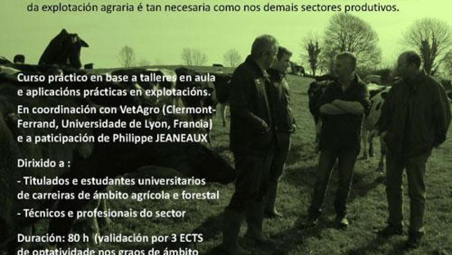 As Universidades de Santiago e Lyon ofertan un curso conxunto sobre xestión estratéxica de explotacións agrícolas