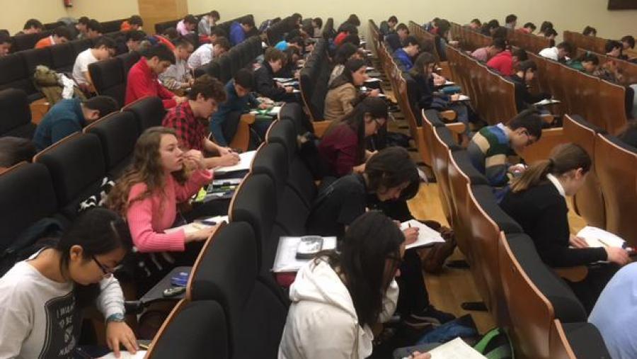 Máis dun cento de participantes na fase galega da Olimpíada Matemática Española