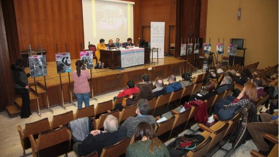 A exposición pode visitarse ata o 9 de febreiro no Salón de Actos da Facultade de Ciencias da Educación do Campus Norte. Foto: Servimav-USC