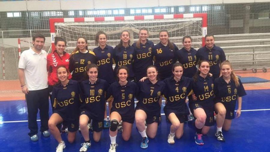 Equipo de balonmán feminino