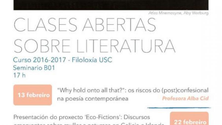 Filoloxía organizará clases sobre literatura abertas a todo o alumnado da USC 