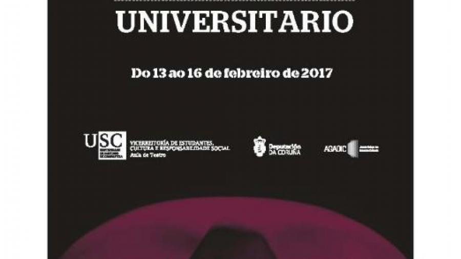 Cartel do XXIII Festival Internacional de Teatro Universitario
