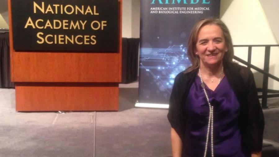 A profesora Alonso participou estes días en Washington no Evento Anual do AIMBE